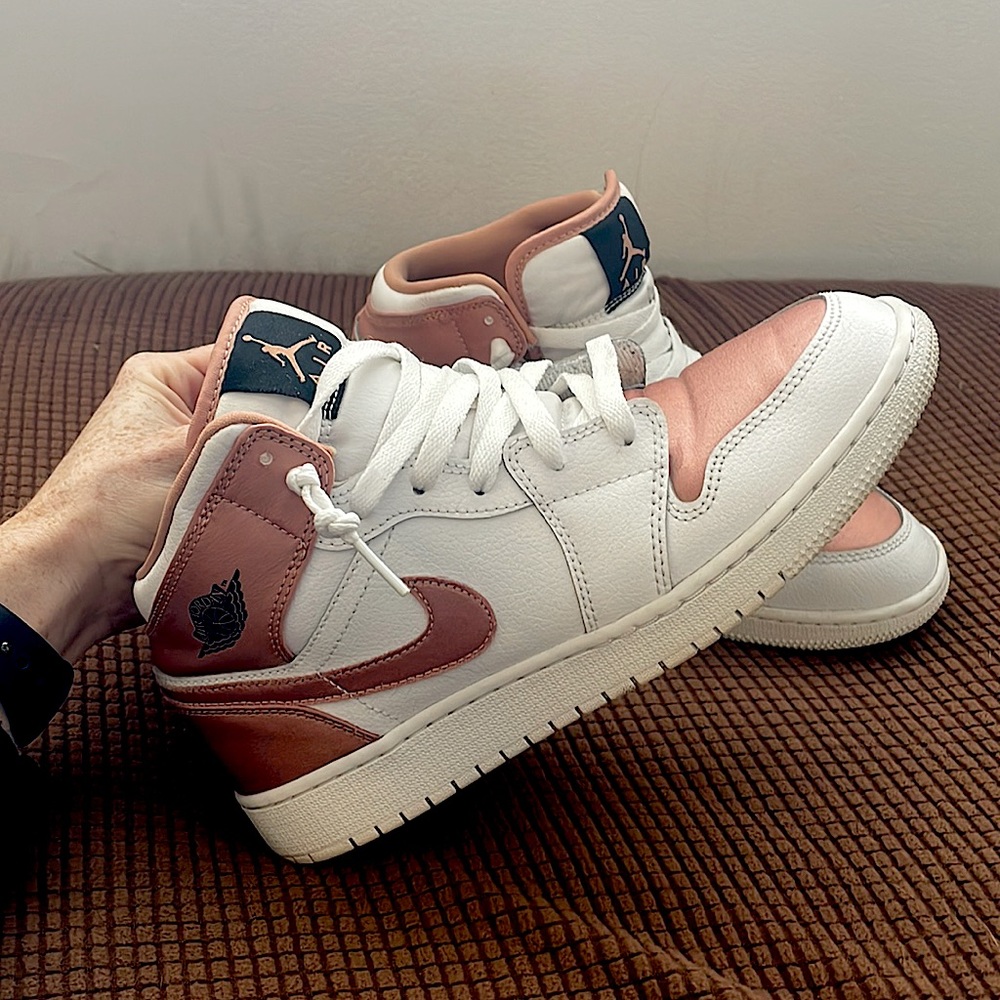 Rose gold women’s Jordan’s